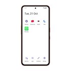 Orange Other Phone showing a simple icon-based menu designed to make navigation easy for children.